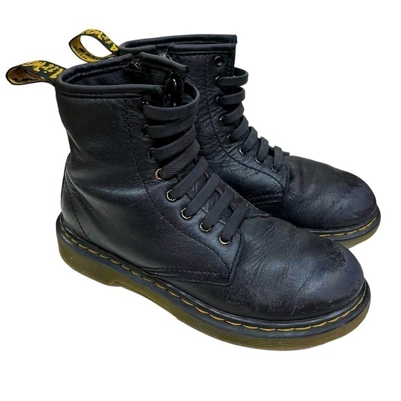 Dr. Martens 1460 Black leather boots size 1 - Picture 2 of 6